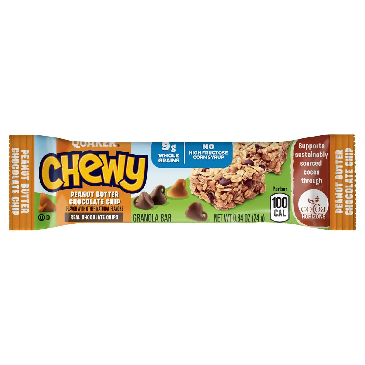 Quaker Chewy Granola Bars, Variety Pack, 0.84 oz, 60-count