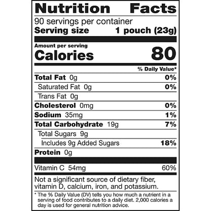 Mott's Fruit Snacks, Assorted Fruit, 0.8 oz, 90-count