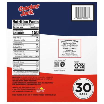 Cracker Jack, Original, 1.25 oz, 30-count