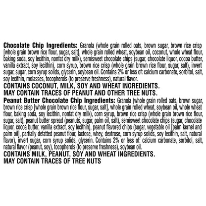 Quaker Chewy Granola Bars, Variety Pack, 0.84 oz, 60-count